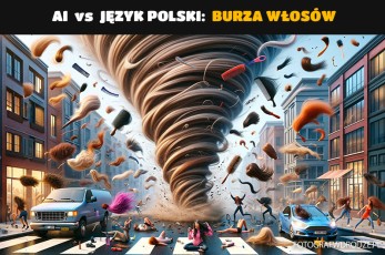 Sztuczna inteligencja kontra język polski: Burza włosów