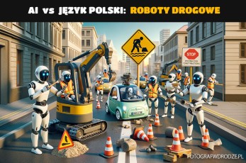 Sztuczna inteligencja kontra język polski: Roboty drogowe
