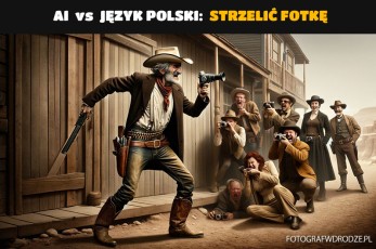 Sztuczna inteligencja kontra język polski: Strzelić fotkę