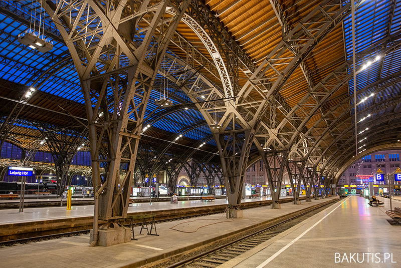 Dworzec kolejowy w Lipsku