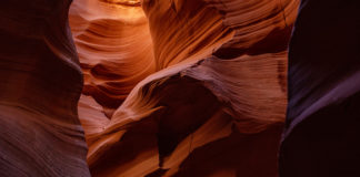 Zamknięty Antelope Canyon