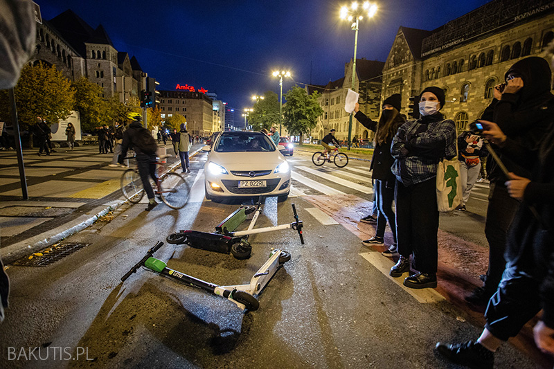 Blokada centrum Poznania